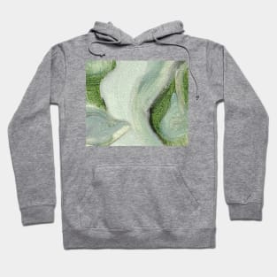 Abstract Oil Painting Mint Green 1c10 Hoodie